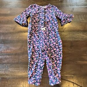 Carter’s Floral Romper with Bell Sleeves